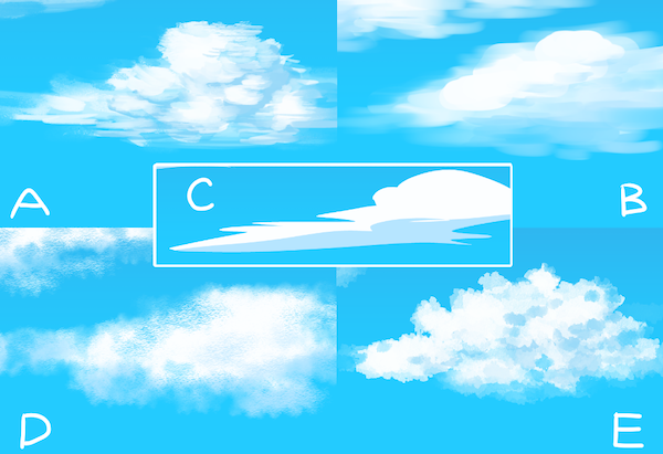 how to draw clouds