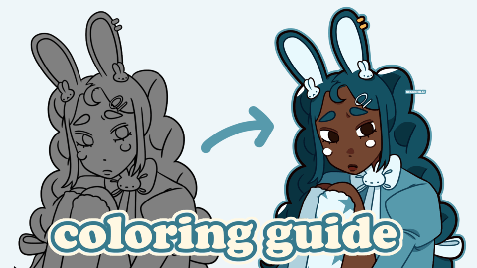 How to color your drawings using Clip Studio Paint by nekonmilk - Make ...