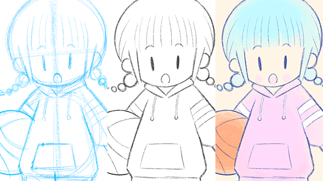 使用简单模式绘制第一幅角色插画 “CLIP STUDIO PAINT 入门教程 #1” 作者 ClipStudioOfficial - 绘画 ...
