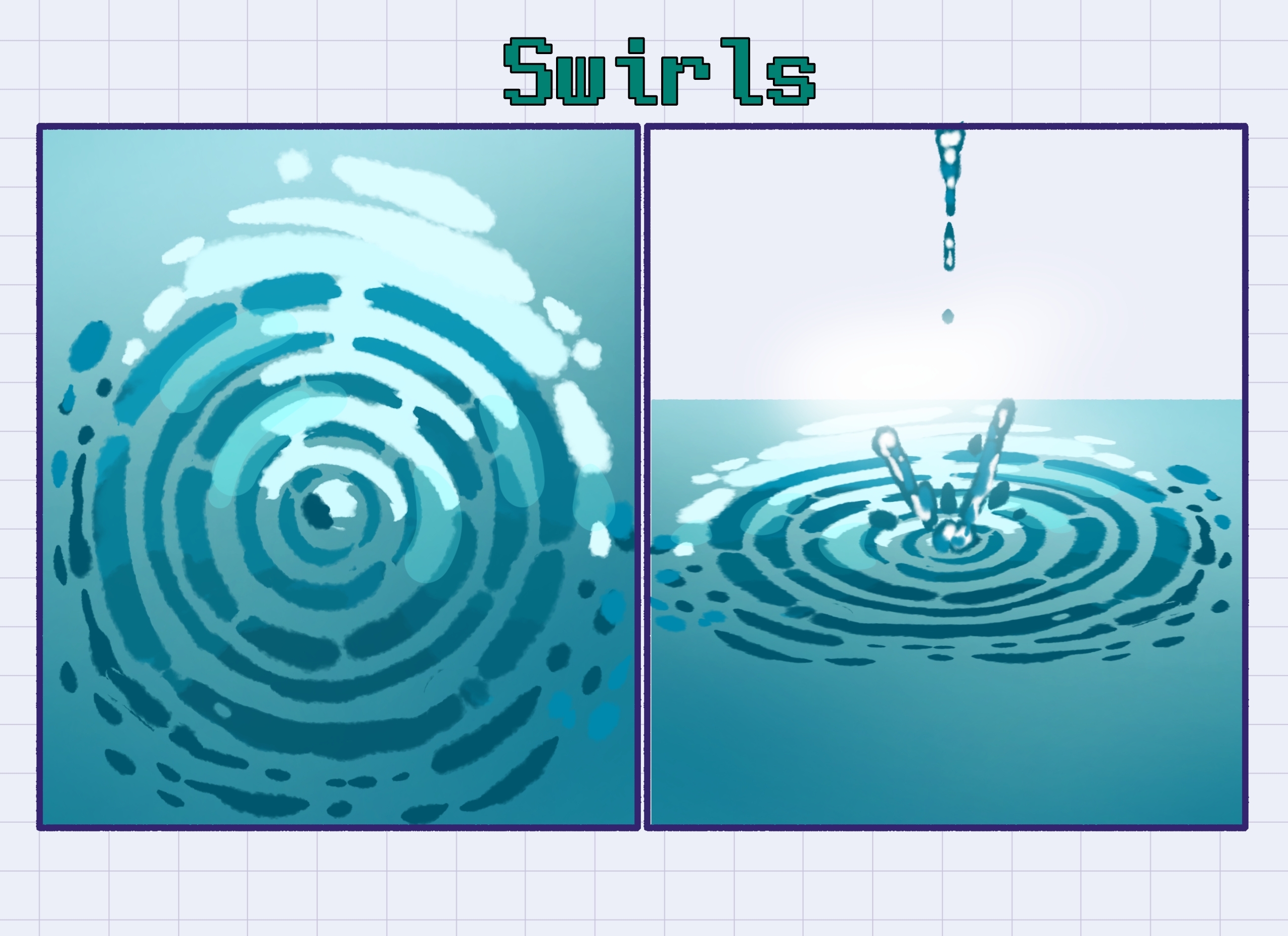 시선을 사로잡는 & 다채로운: 물 일러스트 가이드. by Yoru1984 - 그림 그리는 요령 | CLIP STUDIO TIPS