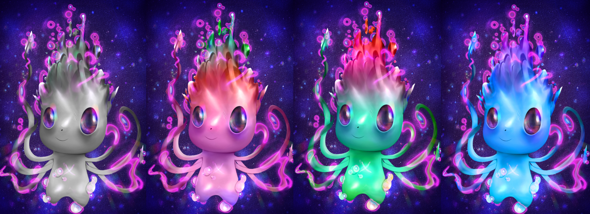 Galaxy Monster Tutorial  by LusentSoul - Make better art | CLIP  STUDIO TIPS