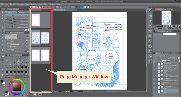 Utilizing the page manager and story editor [EX] “Useful functions #6” by  ClipStudioOfficial - Make better art | CLIP STUDIO TIPS