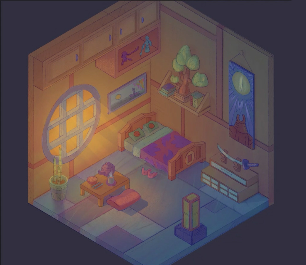 Isometric Room Drawing Ideas