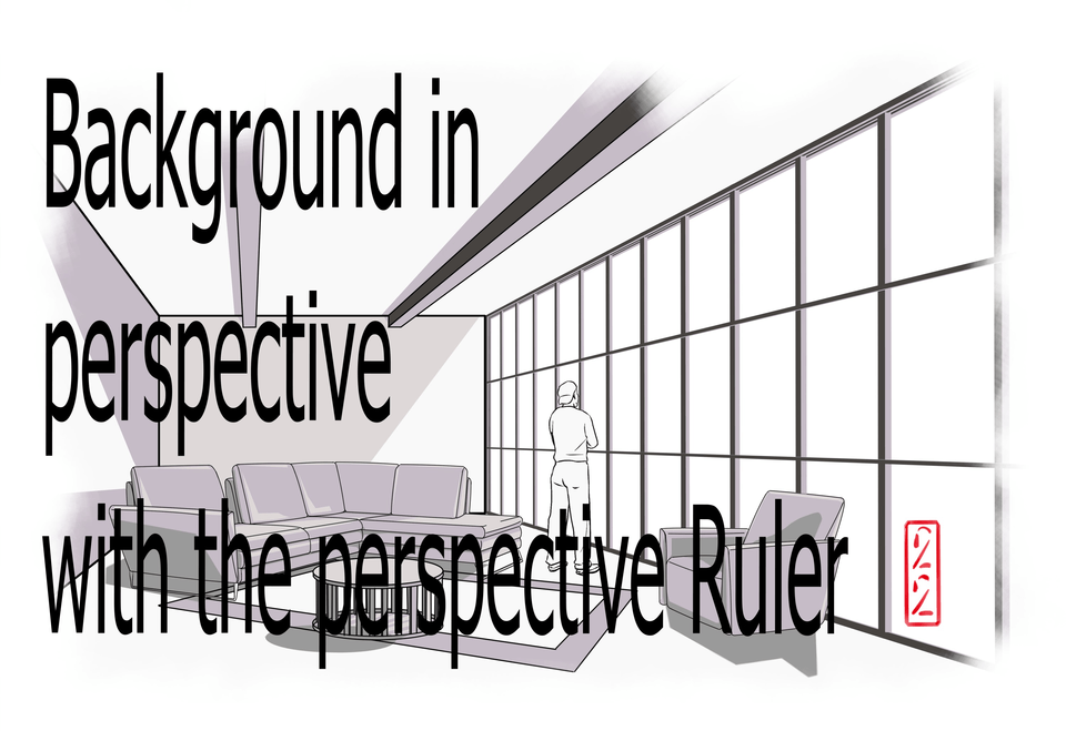 Background in perspective with Ruler by Twentytwo - Make better art ...
