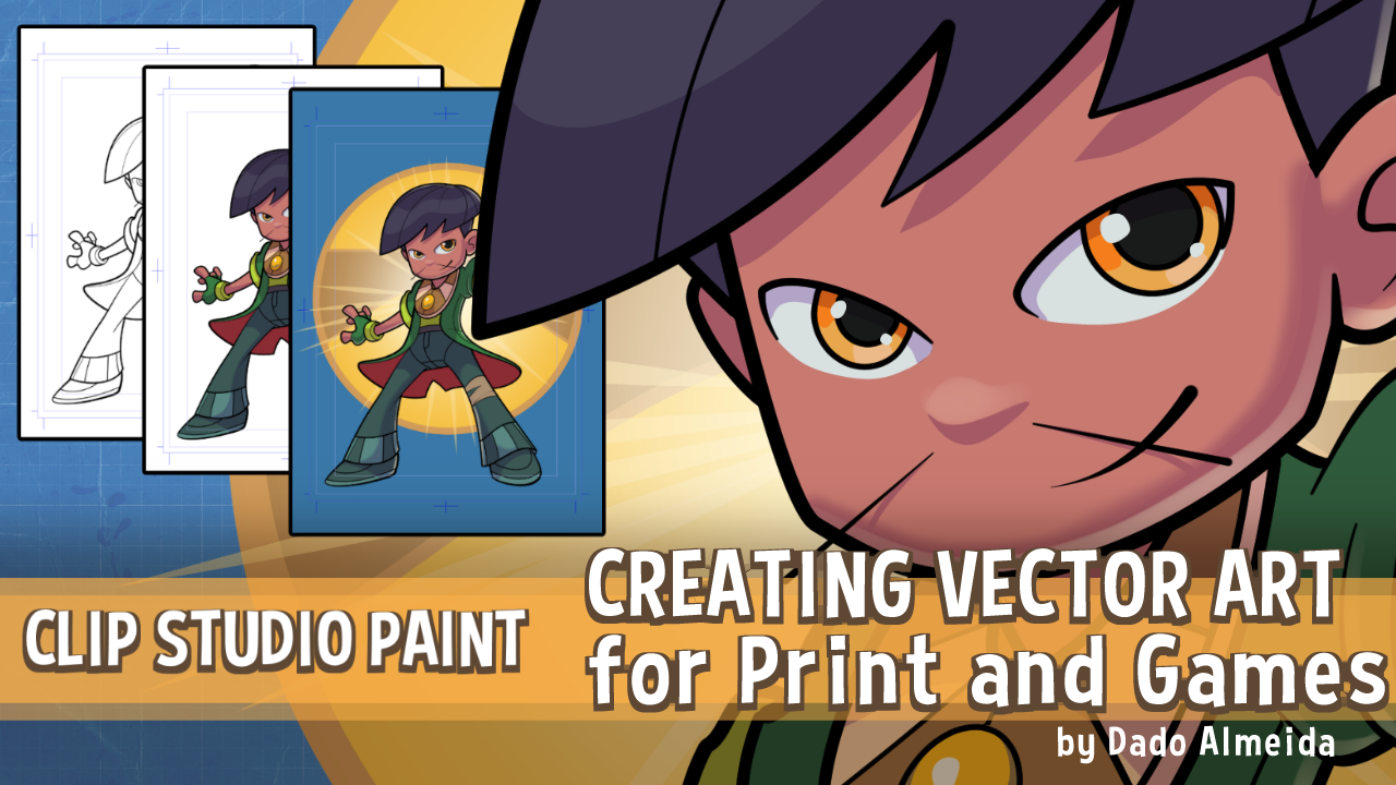 Creating Vector Art for Print and Games “Creating Vector Art in Clip Studio  Paint #1” by Dadotronic - Make better art | CLIP STUDIO TIPS