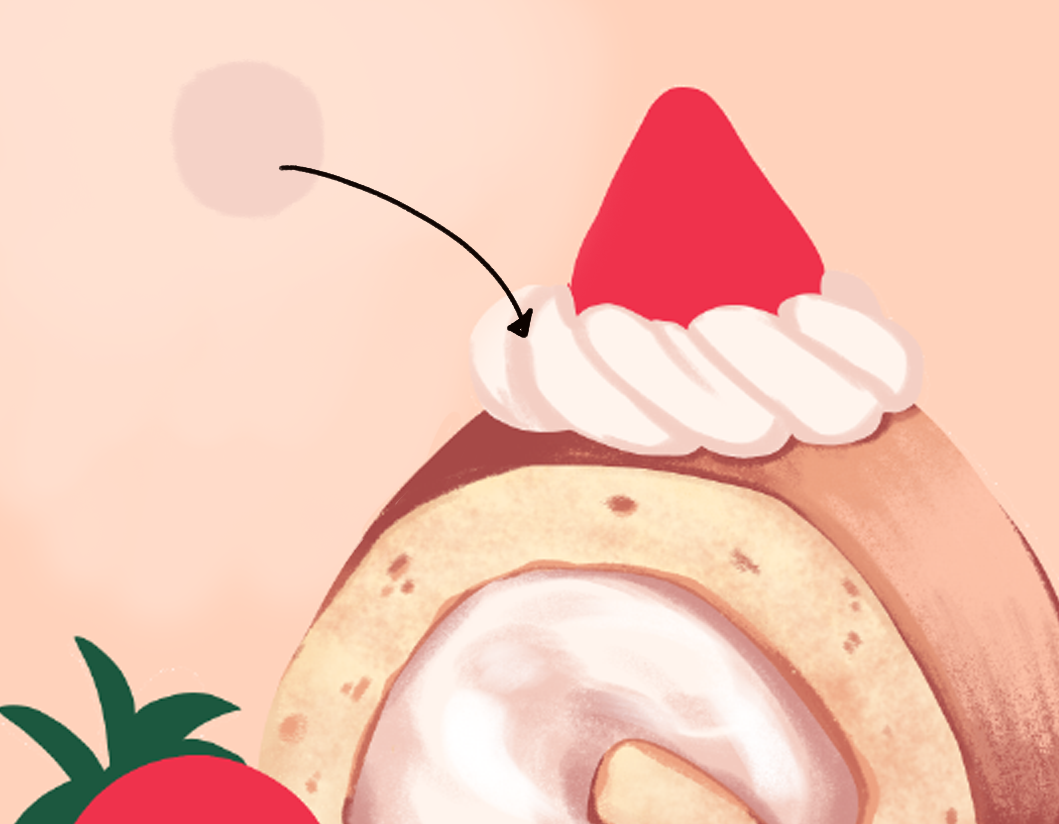 チョークとケーキを使って食べ物を説明します 初心者のためのチュートリアル 2 By Drawsiree Clip Studio Tips