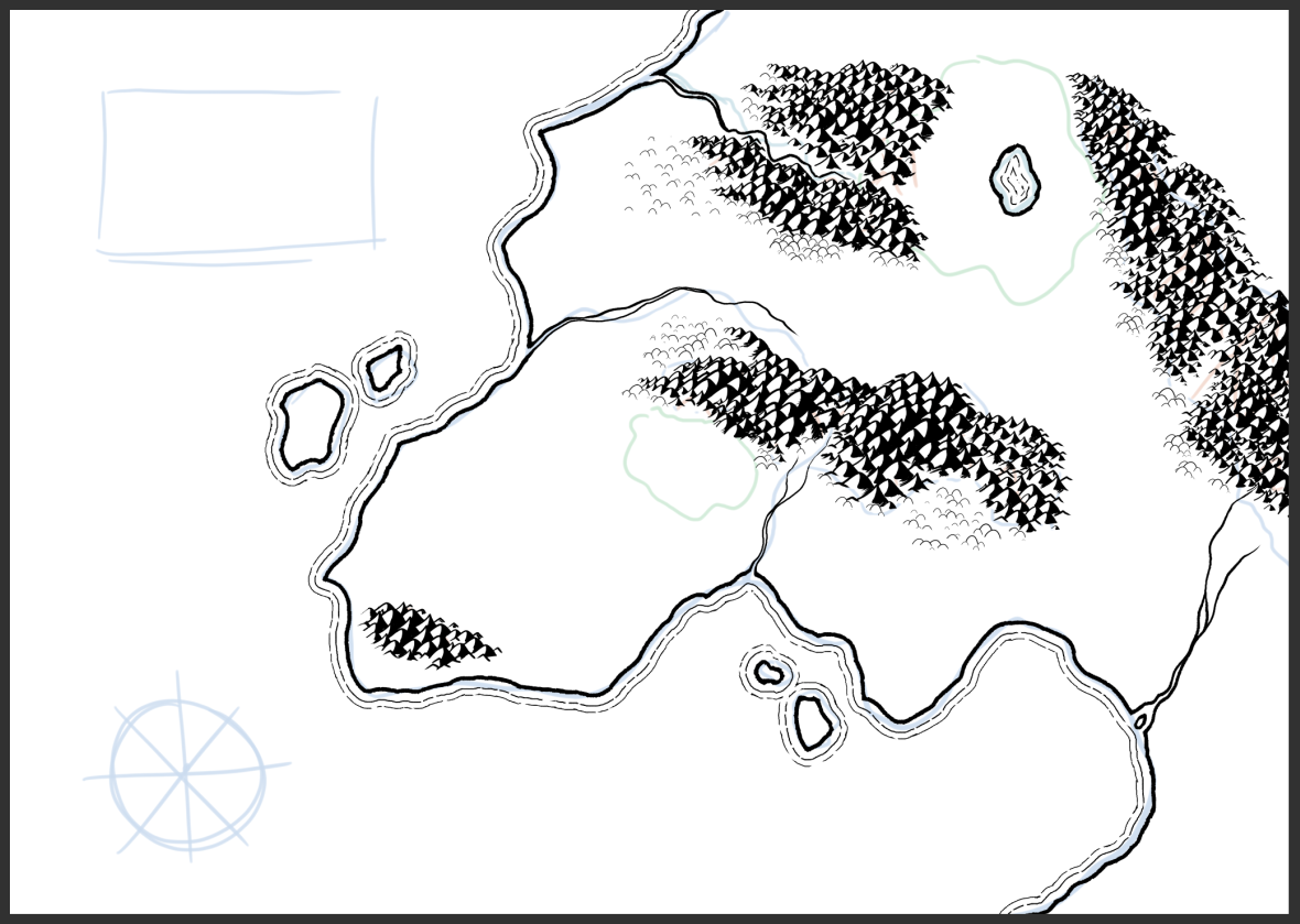 ファンタジーマップの作成 幻想的な地図作成 1 By Monicang Clip Studio Tips