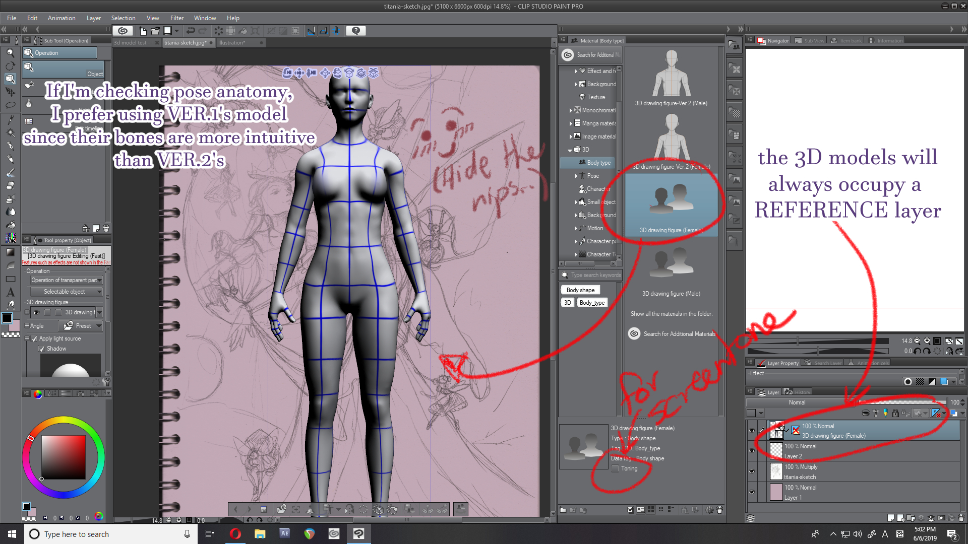 Check Your Work With 3d Models By Aelita 6225 Clip Studio Tips