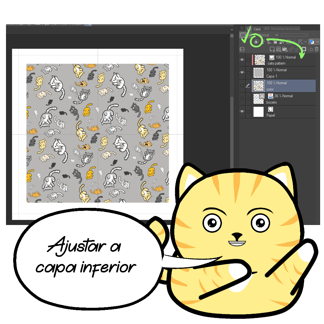 Cat Pattern Tutorial Super Easy By Rockomoran Clip Studio Tips