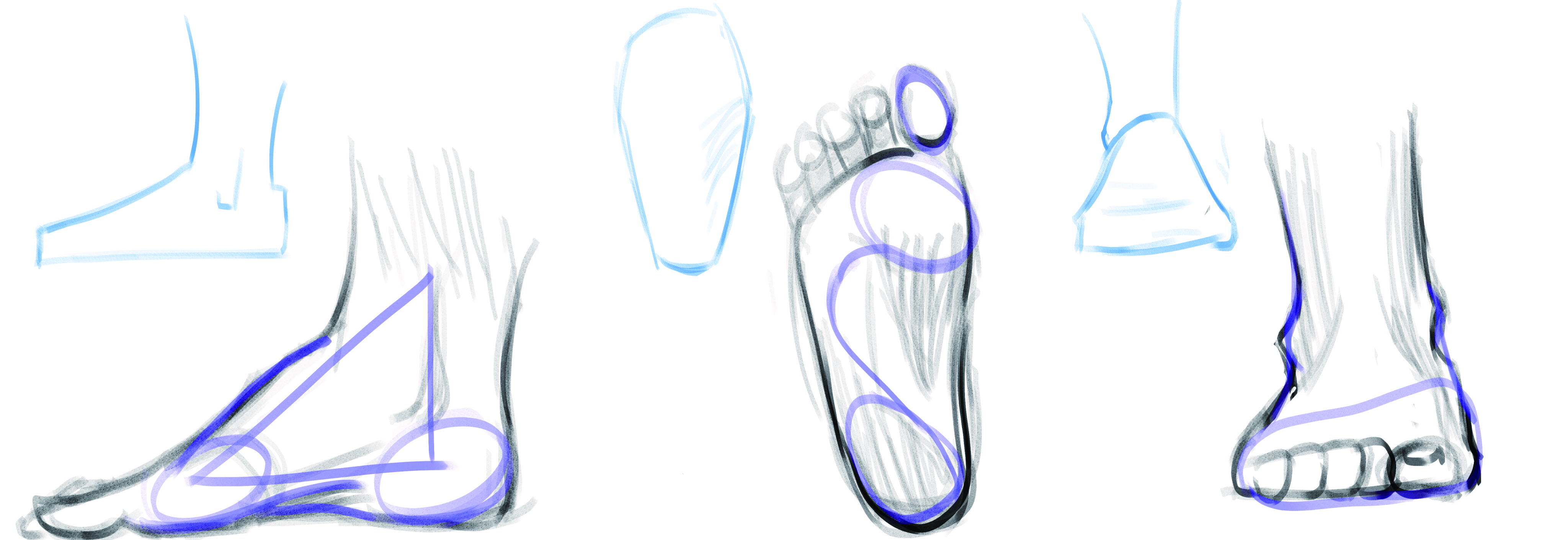 Guide expert pour dessiner les pieds « Comment dessiner 1 » par  AlexandraBruges - Astuces pour dessiner | CLIP STUDIO TIPS