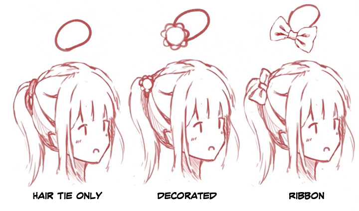 anime hair accessories