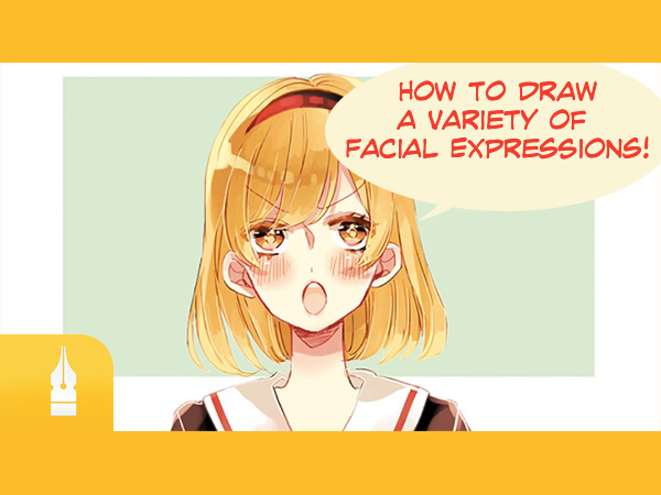 Learn to draw an embarrassing faced anime drawing in a few