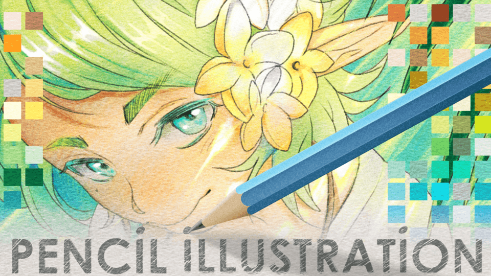 铅笔插画教程 作者 aria•m - 绘画技巧 | CLIP STUDIO TIPS