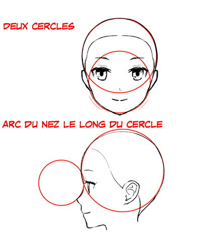 Un petit tutoriel pour dessiner un visage de fille