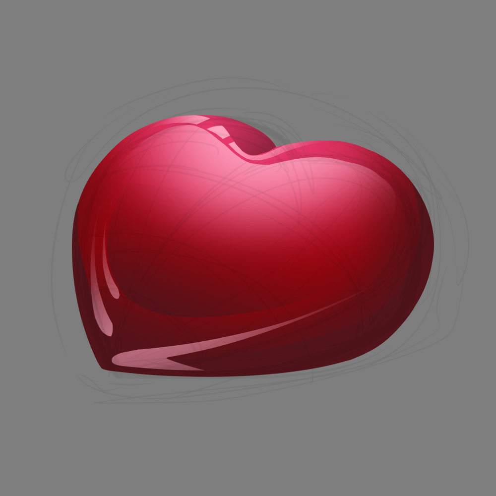 ガラスのハート by TsuDrawing - お絵かきのコツ | CLIP STUDIO TIPS