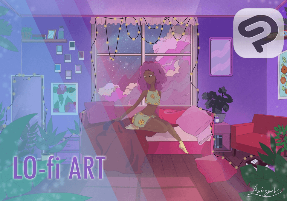 Simply create lofiArt “lofi art 1” by Viviany11 Make better art
