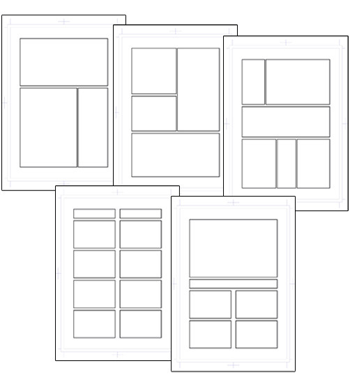 How to create a basic frame border 1 “Manga borders/frames #1” by