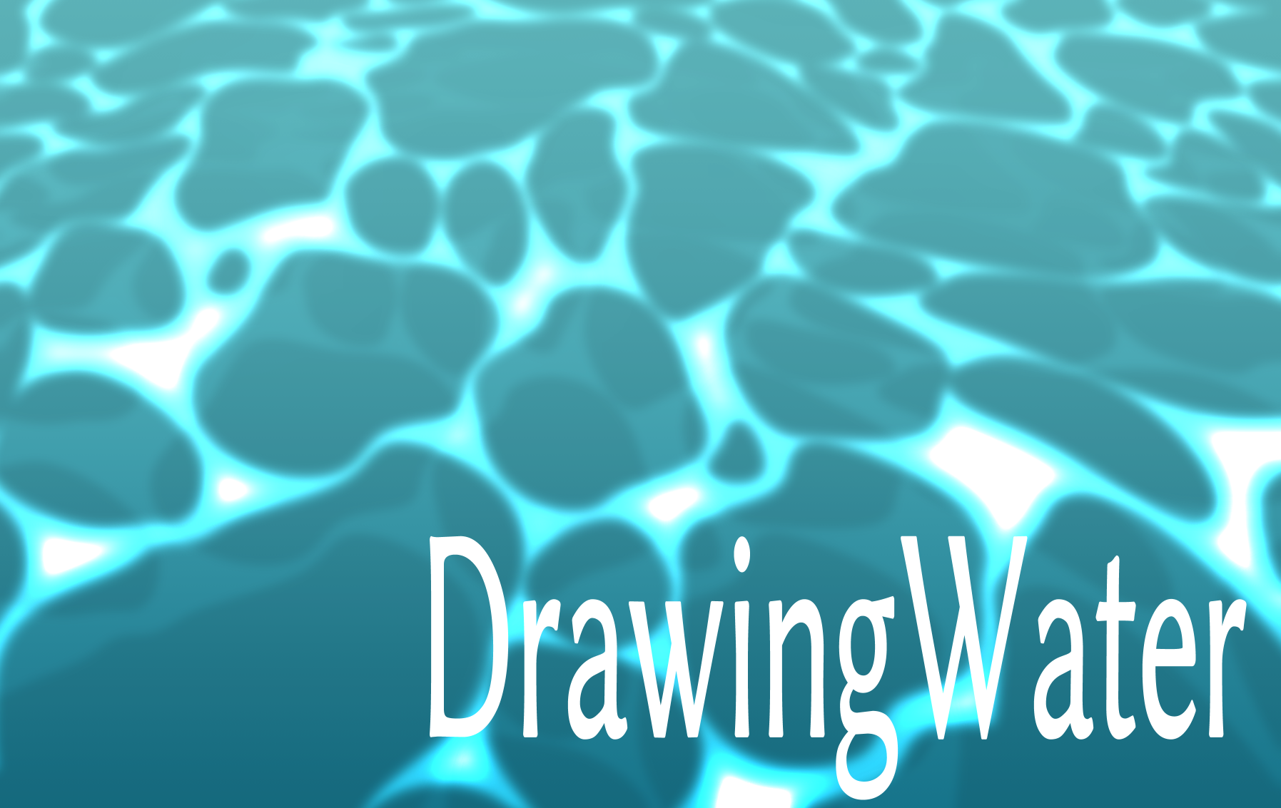 how to draw water