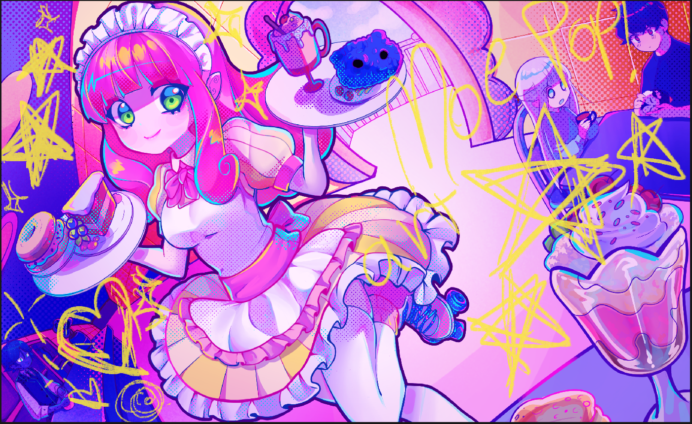 MOE HYPER♥POP! 可爱☆ 超多彩艺术教程作者Yoru1984 - 绘画技巧| CLIP STUDIO TIPS