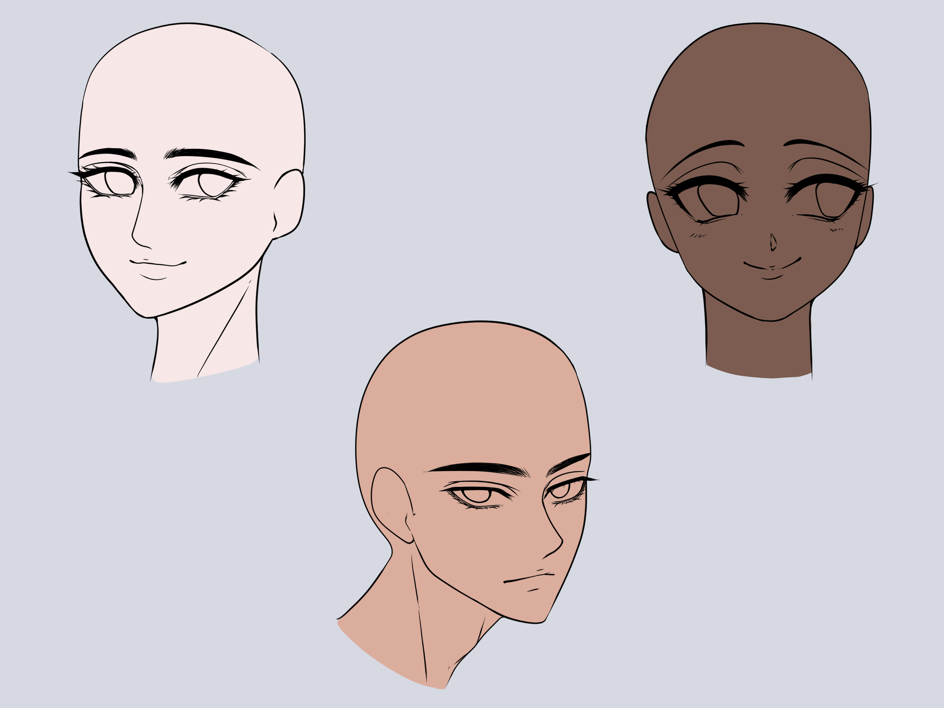 3/4 Face Shading Reference - Frio Wallpaper