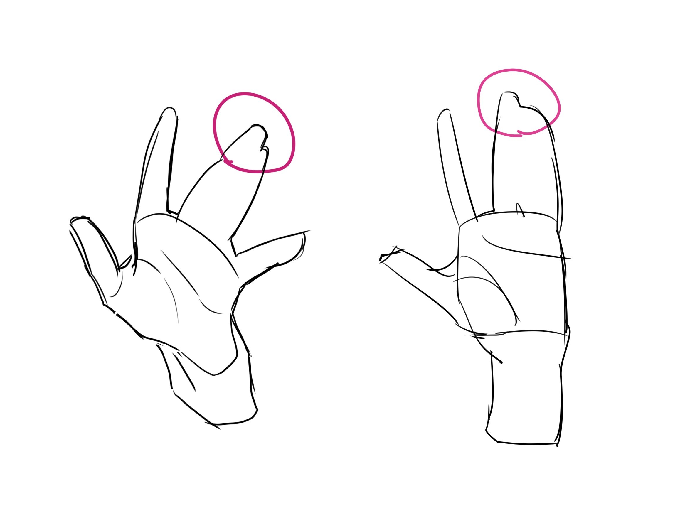 Anime Hand Poses - Free Drawing References