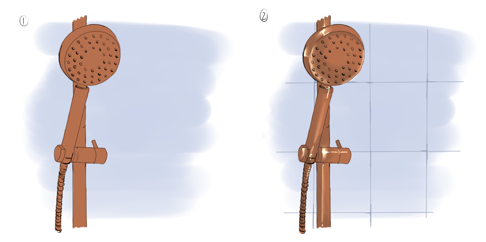 水 水滴と反射 By Spacelion Clip Studio Tips