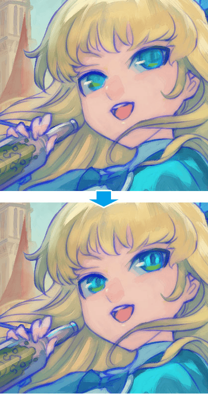 10 仕上げ 1 アリスの仕上げ プロのイラストメイキング Lack 10 By Clipstudioofficial Clip Studio Tips