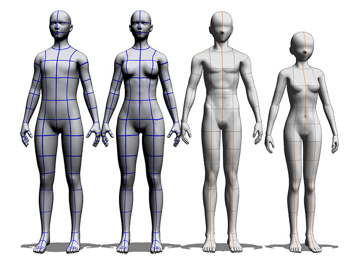 how to draw realistic bodies