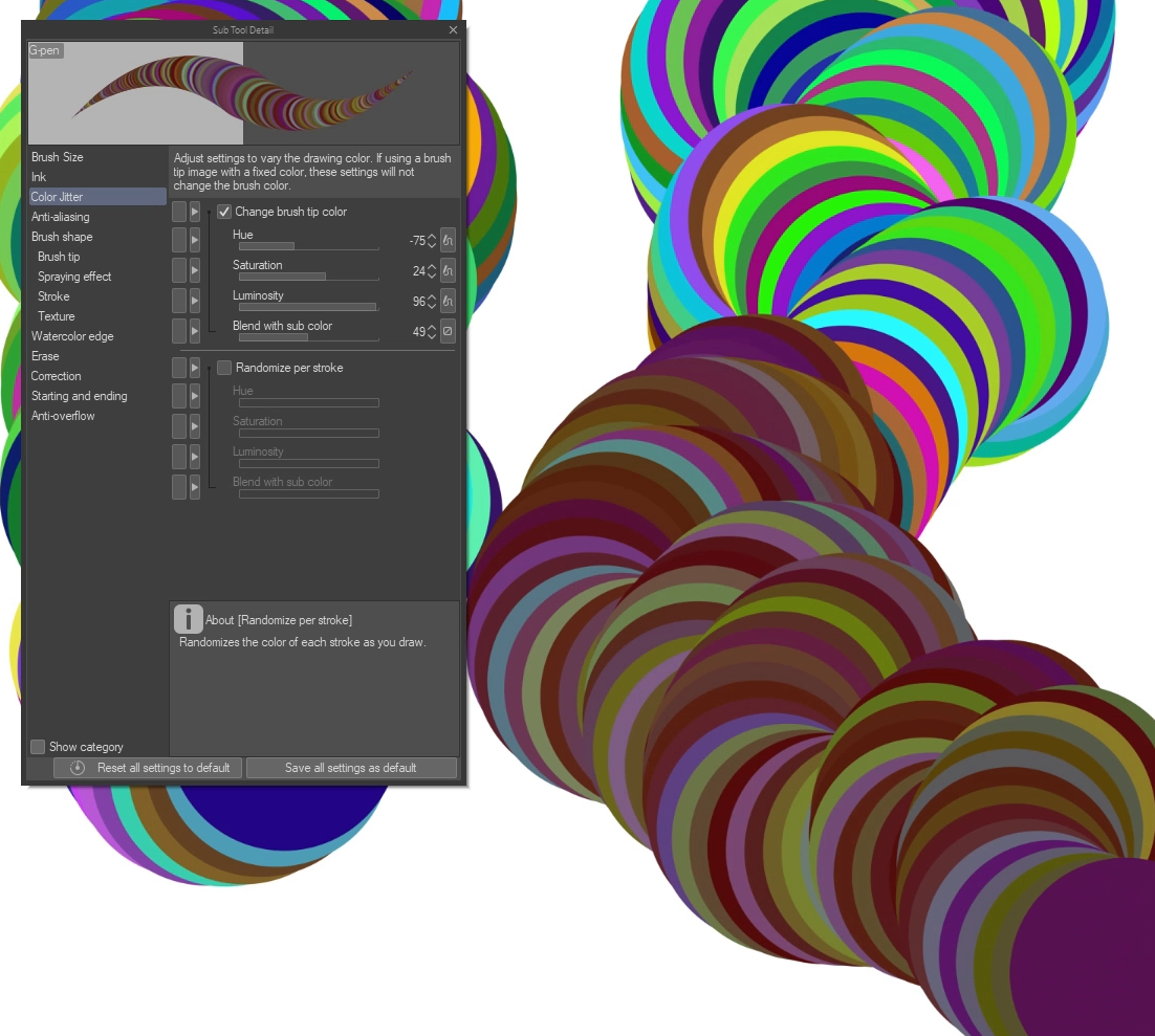 カラージッターの簡単なガイド Clipstudioペイントガイド 1 By Aloneflaver Clip Studio Tips
