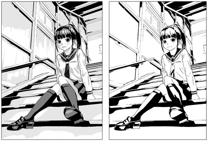 Turning Color Illustrations Into Black And White Illustrations Ex Manga Tones 5 By Clipstudioofficial Clip Studio Tips