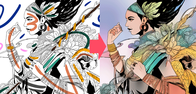 CLIP STUDIO PAINT: Ntzliche Funktionen #32: Ausdrucksstarke Werke  mithilfe von KI-Funktionen erschaffen - Tipps und Tricks frs Malen und  Zeichnen | CLIP STUDIO TIPS