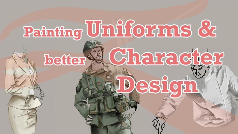 Painting Uniforms and Better Character Design by Iristray Make better art CLIP STUDIO TIPS