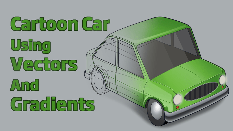 ベクトルとグラデーションを使用したカートゥーンカー By Manleonardo Clip Studio Tips