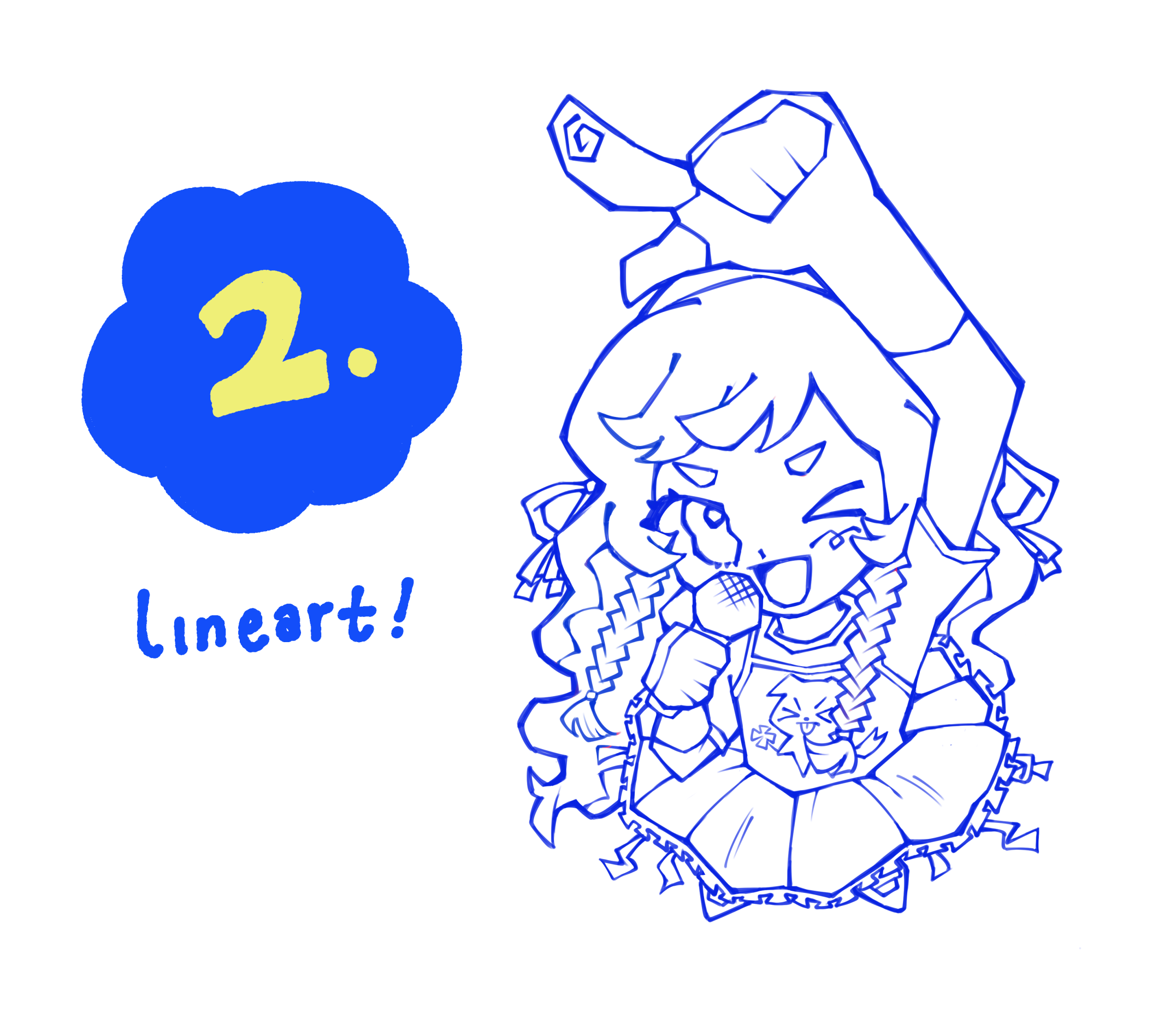 イラスト　ポップ画　アニメ風　オリジナル　自作画 ぼかし効果で輝く！アニメ風のイラストを描いてみよう
