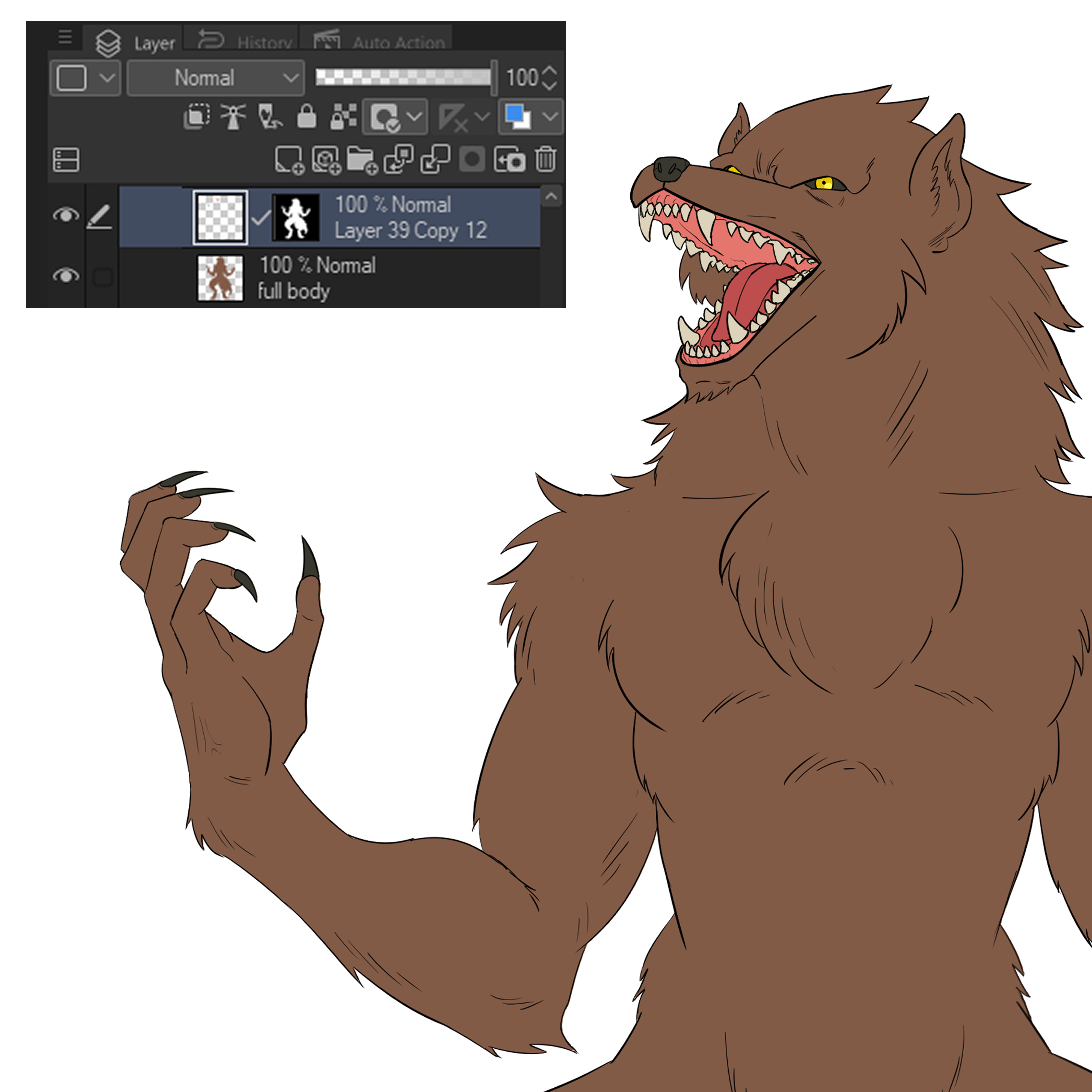 狼男の描き方 By Gableye Clip Studio Tips