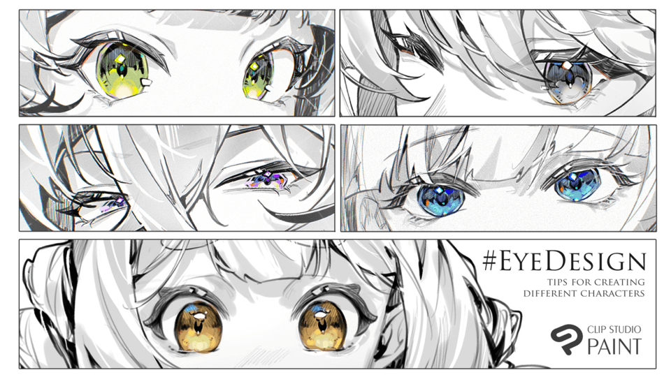 How to draw eyes and tips for changing by 螢河KEIKA Make better art