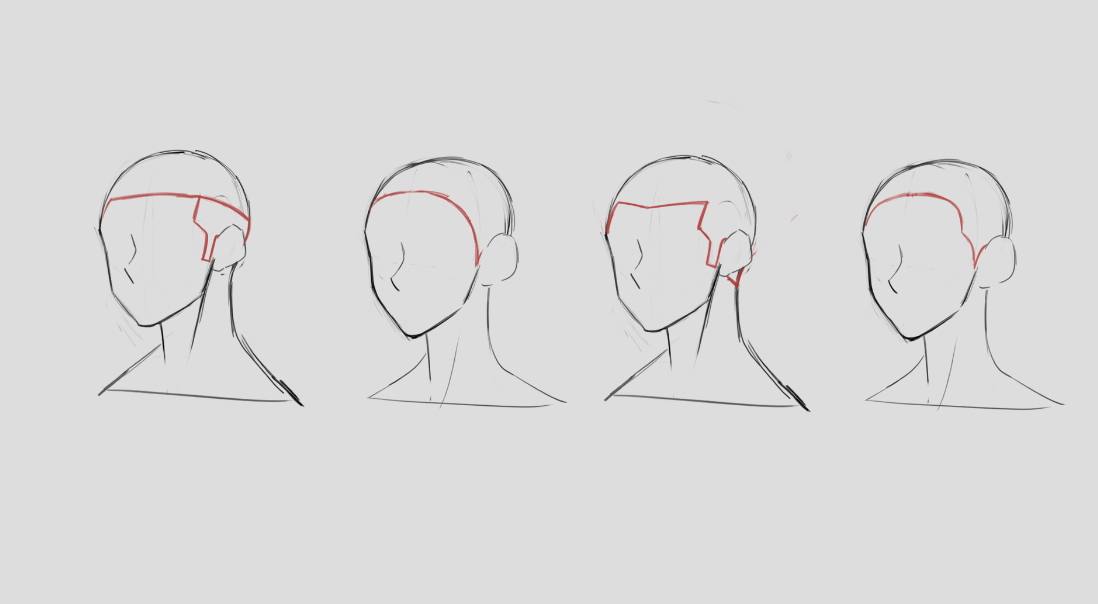 how to draw little boy hair