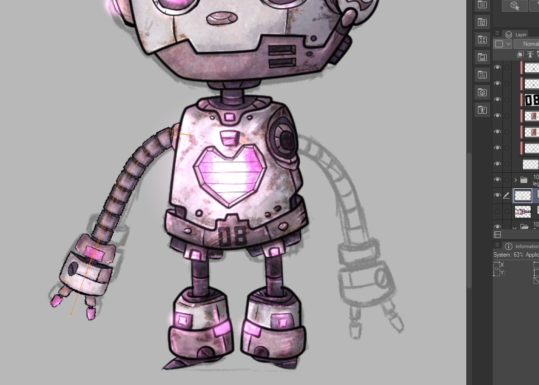 Robot de dessin animé simple (conception et animation) par Mattlamp -  Astuces pour dessiner