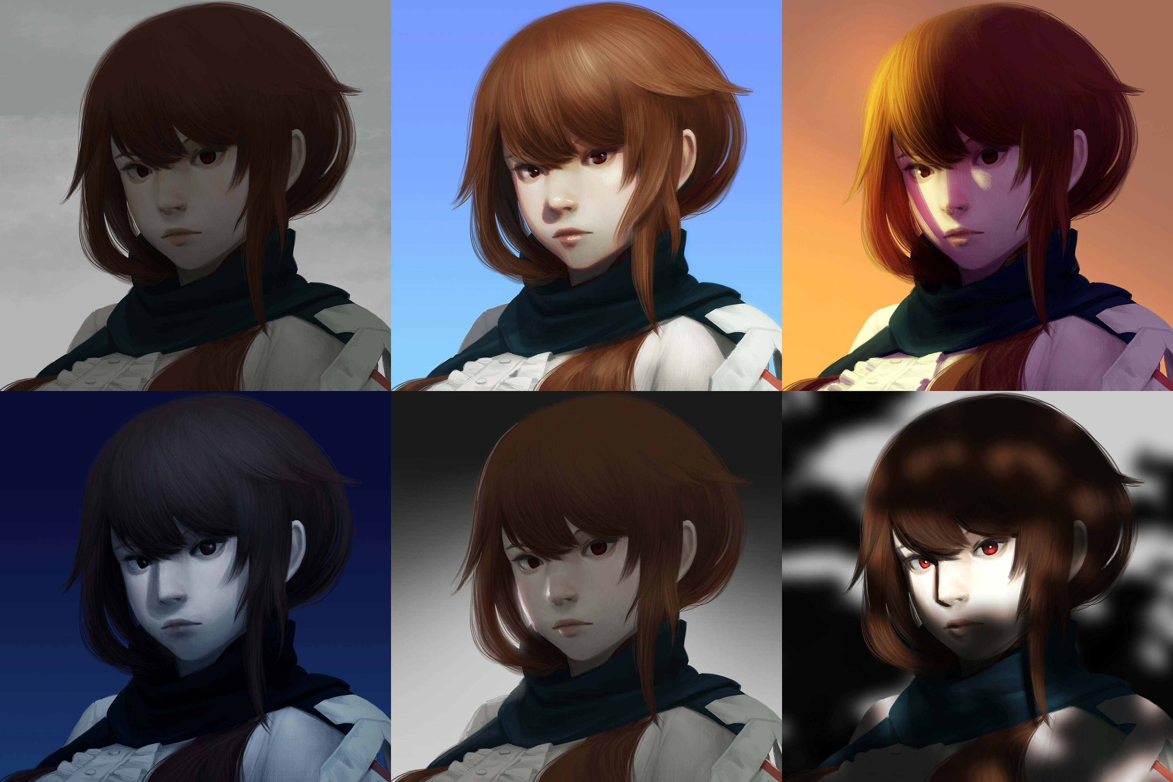 Paintover! From Anime to Semi-Realistic: Digital Painting