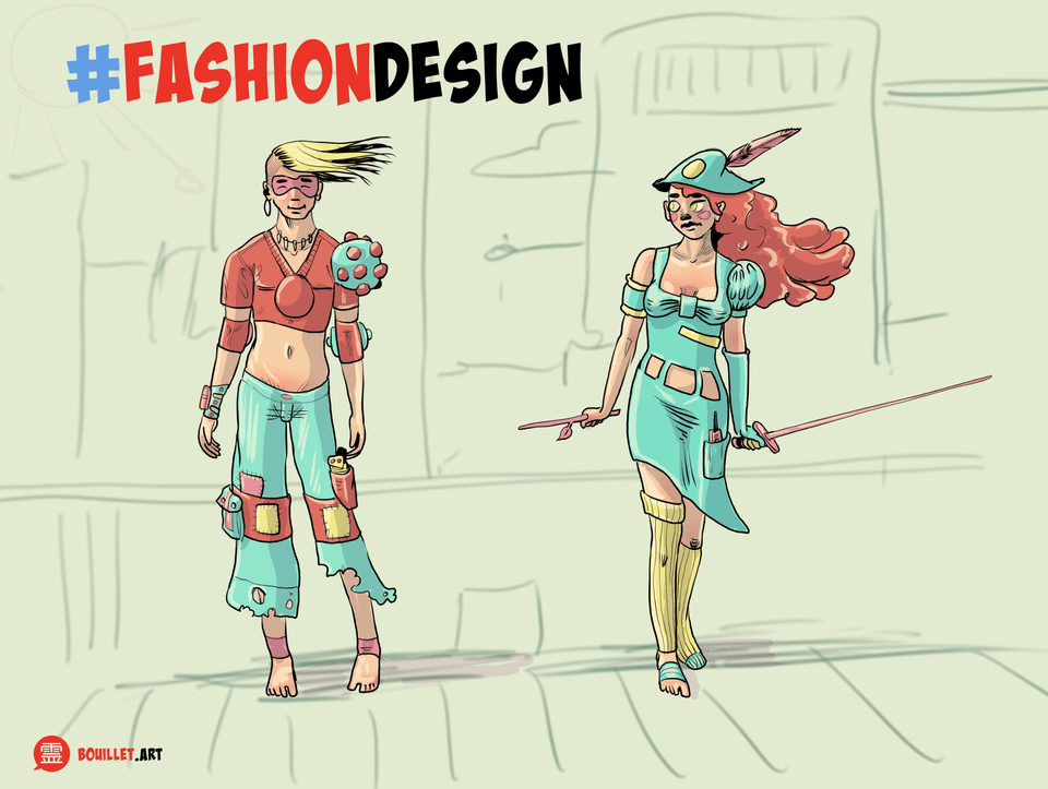 How to draw fashion design? by StephaneBouillet - Make better art