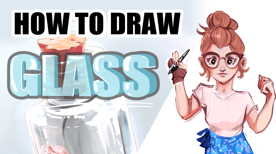How to Draw GLASS in Clip Studio Paint by shani_artist Make better art CLIP STUDIO TIPS