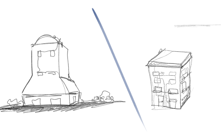 Dessin Simple De L'horizon