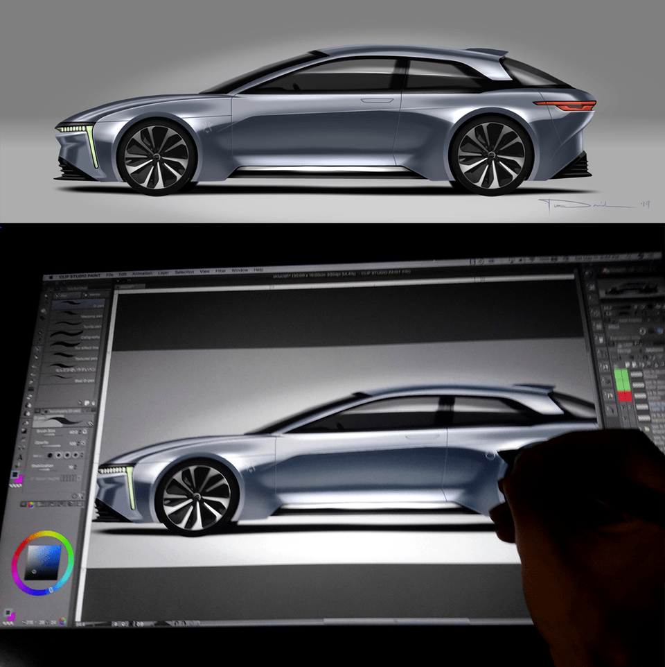 車のスケッチ 車のデザイン 8 By Xaman Design Clip Studio Tips