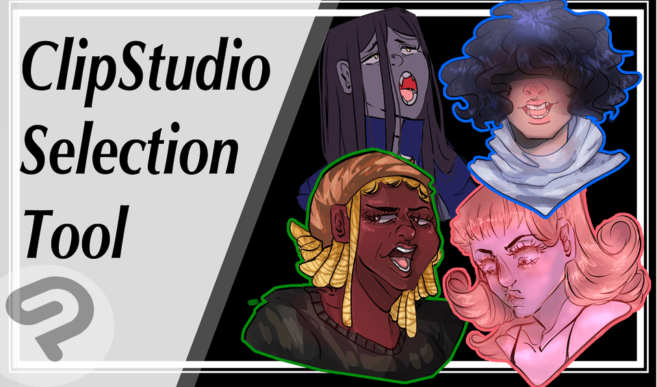 ClipStudio Paint Selection Tool Techniques by AlluringCalamity Make