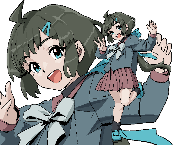 90s ADV-style Pixel Character Illustration by エキストリーム納豆