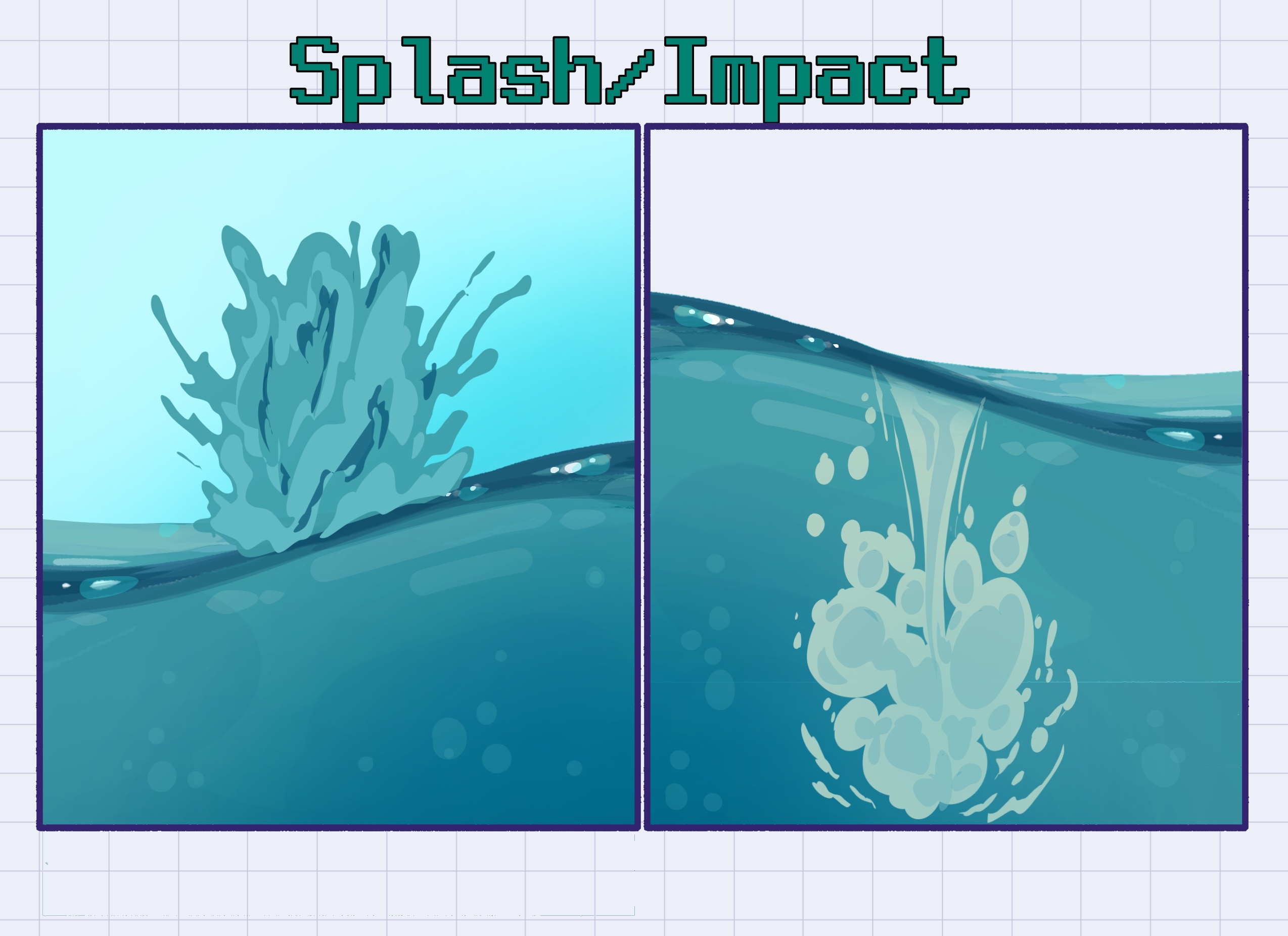 Eye catching & colorful: A water illustration guide. by Yoru1984 ...