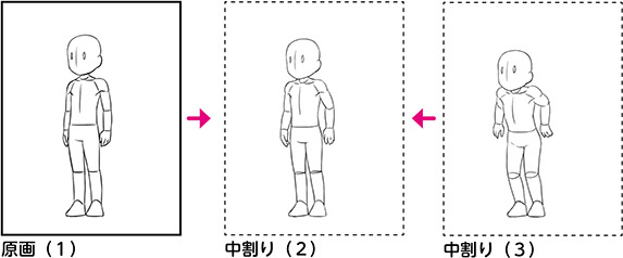 アニメ 中割り 練習 2984 アニメ 中割り 練習