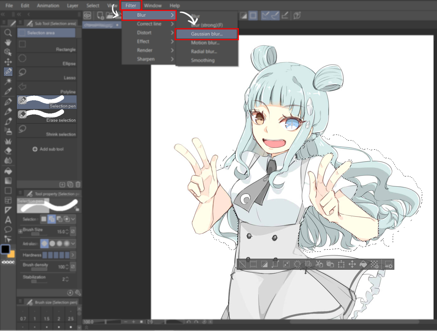 Esitellä 47+ imagen clip studio paint blur layer abzlocal fi