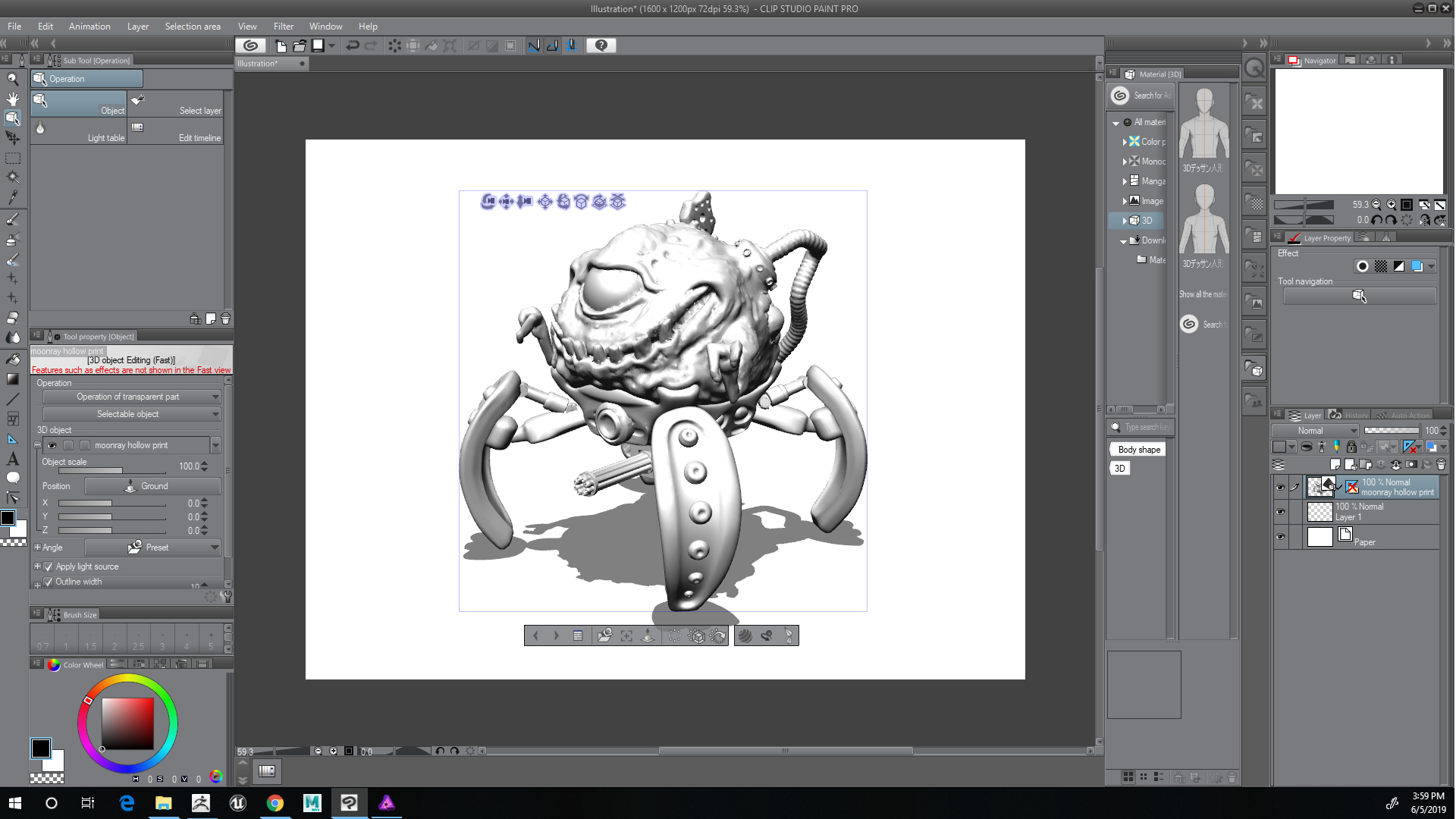 Clip Studioで3dモデルを使う By Martyhenley Clip Studio Tips