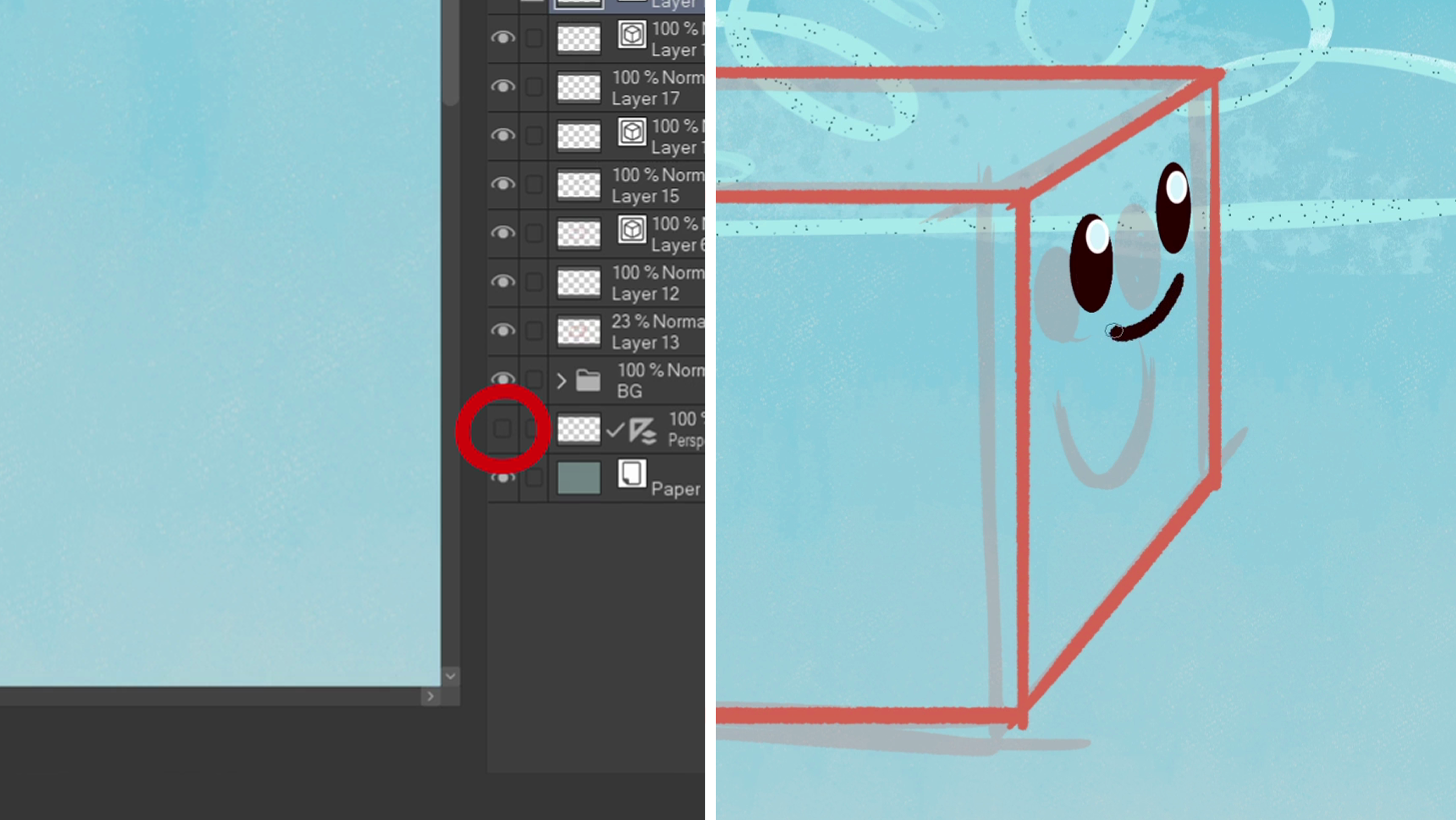 印象的な背景に遠近法定規を使用する By Omme Clip Studio Tips